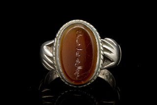 Islamic Silver Ring with Ancient Kufic Intaglio-Ravensbury Antiques