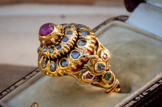 18th Century Royal Thai Ceremonial Ring-Ravensbury Antiques
