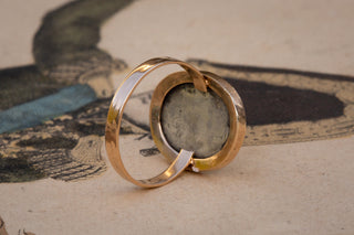 French 19th Century Philosopher Cameo Ring-Ravensbury Antiques