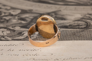 18th Century Garnet Intaglio Signet Ring-Ravensbury Antiques