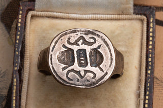 Bronze Renaissance Intaglio Seal Ring-Ravensbury Antiques