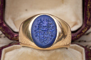 19th Century Romanian Coat of Arms Ring-Ravensbury Antiques