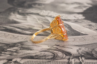 Georgian Cupid Intaglio Seal Ring-Ravensbury Antiques