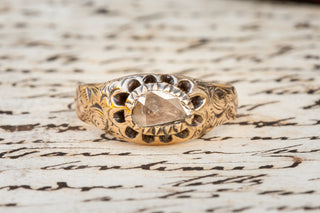 French 19th Century Rose Cut Diamond Ring-Ravensbury Antiques