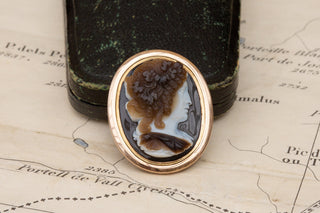 Early 19th Century Italian Agate Cameo Pendant-Ravensbury Antiques