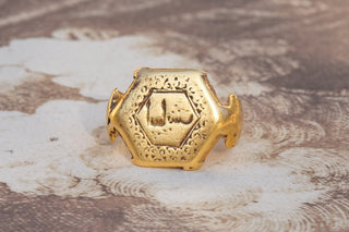 Seljuk Dynasty Gold Islamic Ring-Ravensbury Antiques