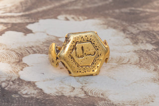 Seljuk Dynasty Gold Islamic Ring-Ravensbury Antiques