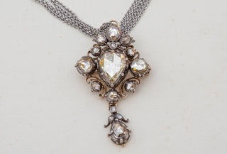 Victorian 'Fancy Yellow' Diamond Necklace-Ravensbury Antiques