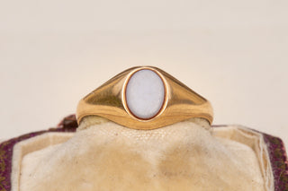 Vintage Sardonyx Signet Ring-Ravensbury Antiques