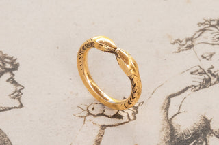 Vintage Double-Headed Snake Ring-Ravensbury Antiques