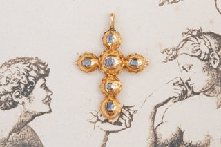 18th Century Baroque Diamond Cross Pendant-Ravensbury Antiques