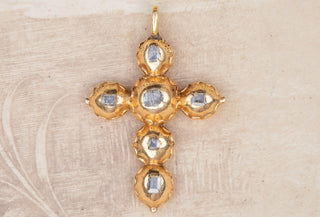 18th Century Baroque Diamond Cross Pendant-Ravensbury Antiques