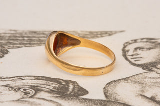 Vintage Sardonyx Signet Ring-Ravensbury Antiques