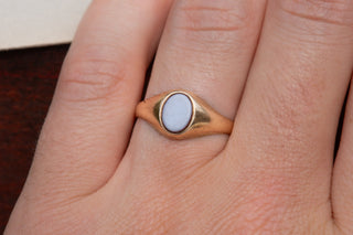 Vintage Sardonyx Signet Ring-Ravensbury Antiques