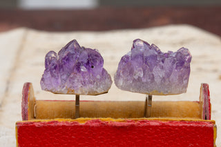 Vintage Rough Amethyst Cufflinks-Ravensbury Antiques