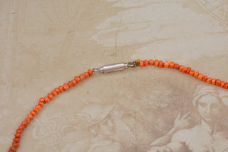 Georgian Coral Bead Drapery Necklace-Ravensbury Antiques