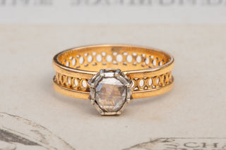 19th Century Rose Cut Diamond Ring-Ravensbury Antiques