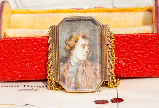 18th Century French Portrait Miniature Ring-Ravensbury Antiques