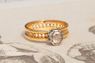 19th Century Rose Cut Diamond Ring-Ravensbury Antiques