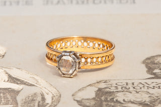 19th Century Rose Cut Diamond Ring-Ravensbury Antiques