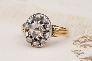 Early 19th Century Rose Cut Diamond Cluster-Ravensbury Antiques