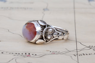 19th Century Central Asian Silver Ring-Ravensbury Antiques