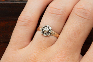 Victorian Rose Cut Diamond Solitaire Ring-Ravensbury Antiques